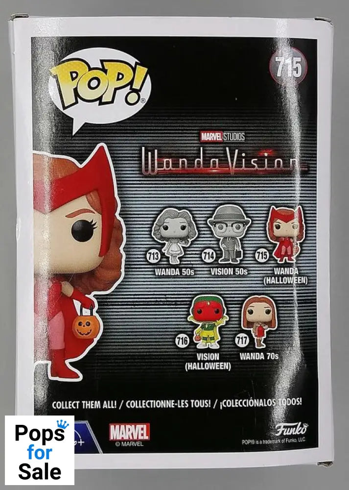 715 Halloween Wanda - Marvel Wandavision - Damaged Box Funko POP