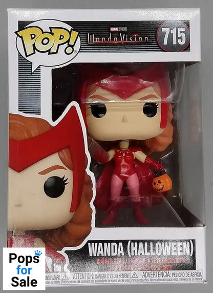 715 Halloween Wanda - Marvel Wandavision - Damaged Box Funko POP