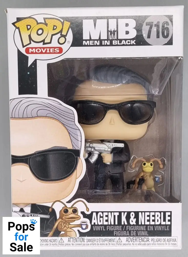 #716 Agent K & Neeble - Men in Black Funko POP