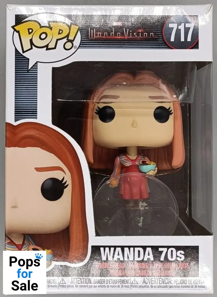 717 70s Wanda - Marvel Wandavision - Damaged Box Funko POP