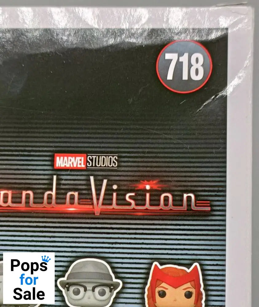 #718 70s Vision - Marvel Wandavision - Box Damaged Funko POP