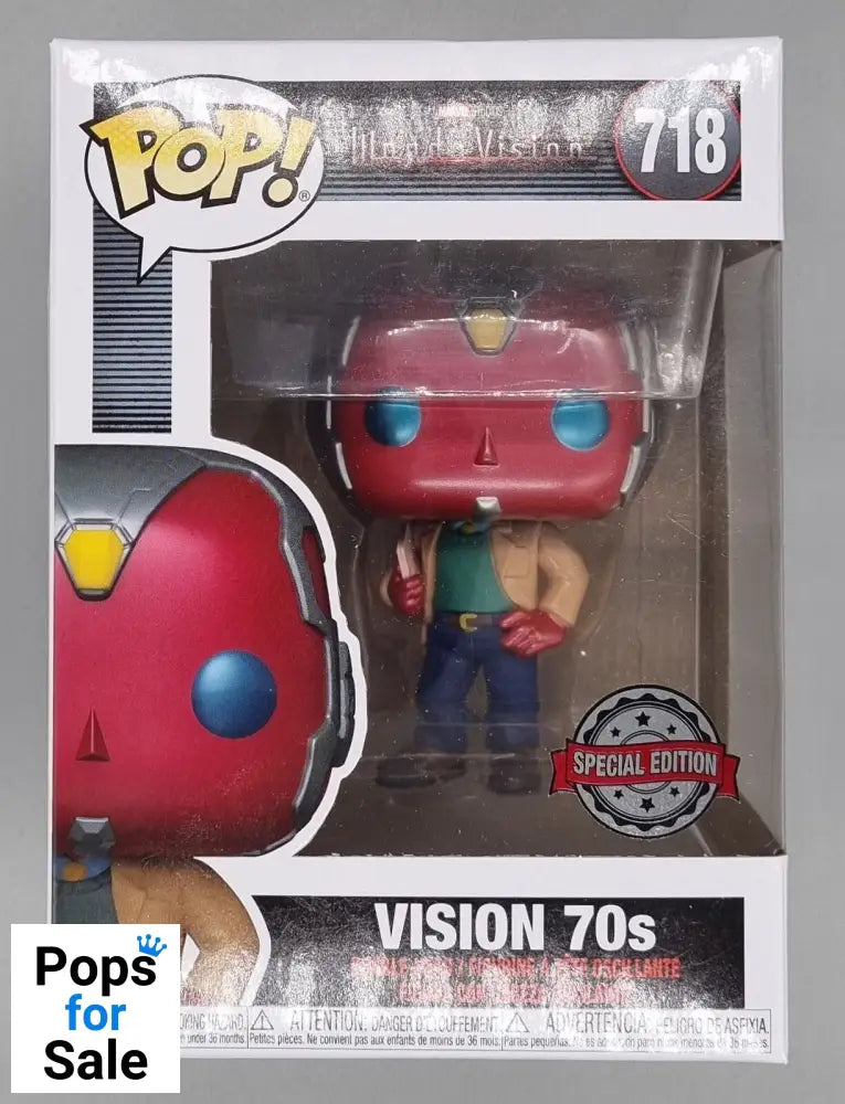 #718 70s Vision - Marvel Wandavision Funko POP