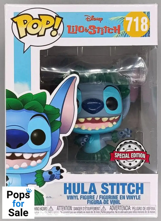 718 Hula Stitch - Disney Lilo & Stitch - Funko POP - Box Damaged