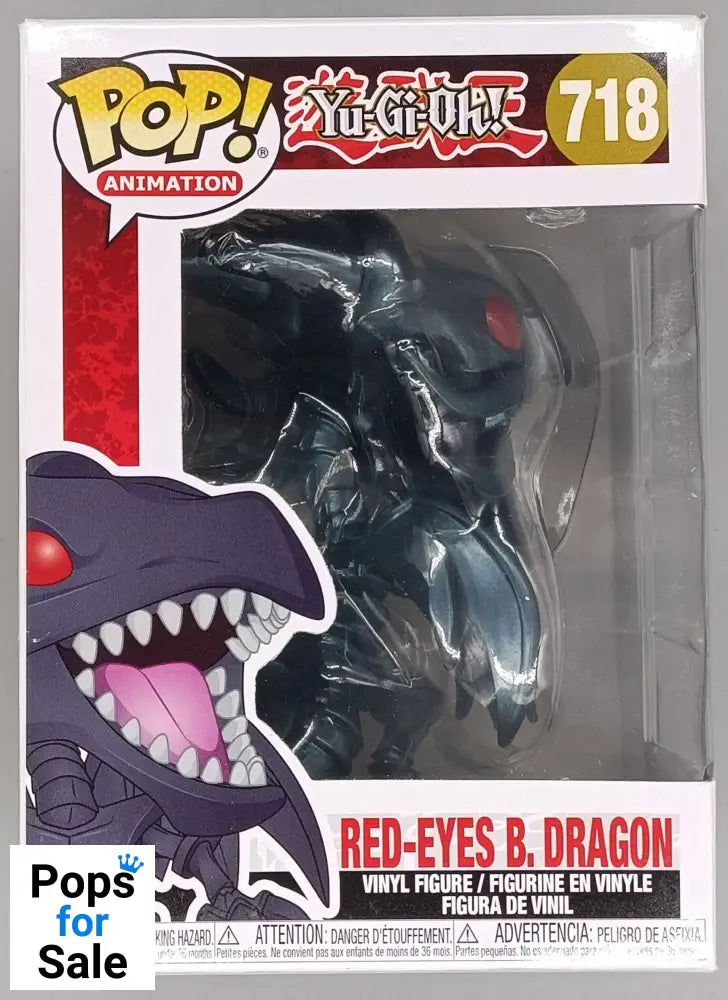 718 Red-Eyes B. Dragon - Yu-Gi-Oh! - Box Damaged Funko POP