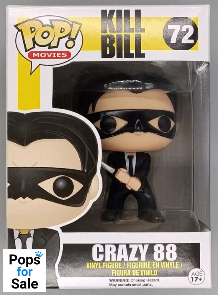 #72 Crazy 88 - Kill Bill - Box Damaged Funko POP