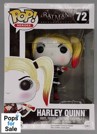 #72 Harley Quinn - DC Batman Arkham Knight - Box Damaged Funko POP