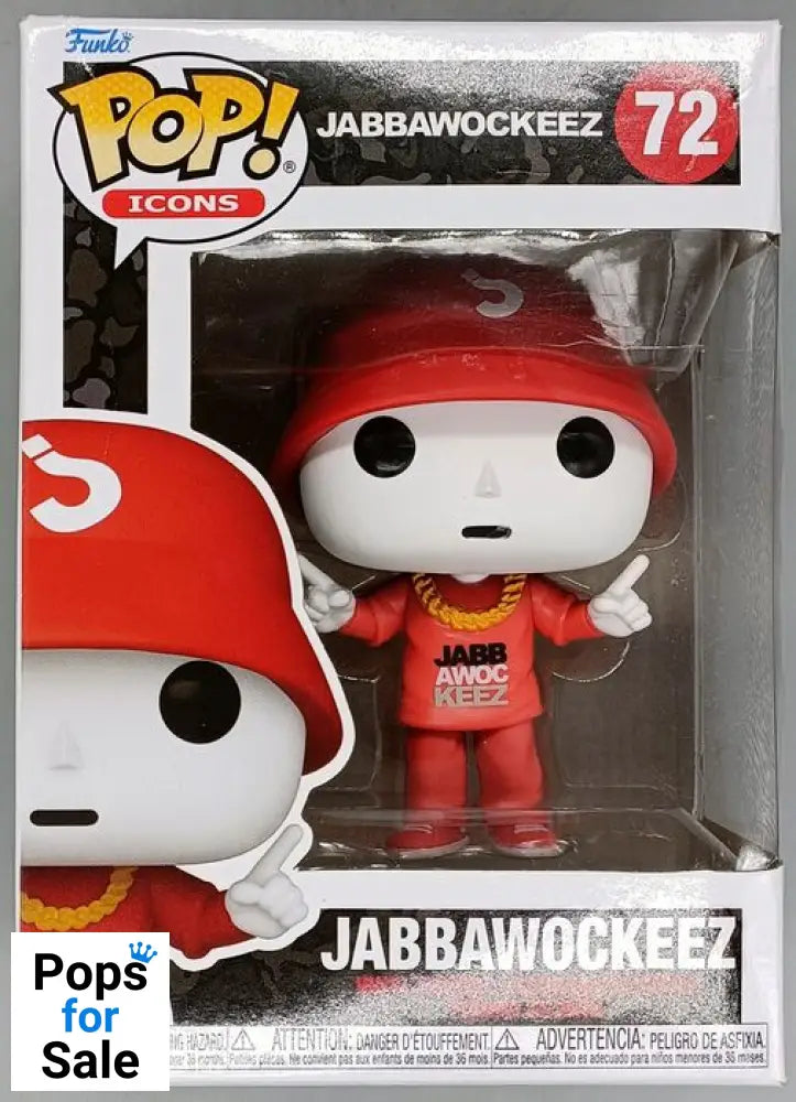 #72 JabbaWockeeZ - Icons Rocks - Box Damaged Funko POP