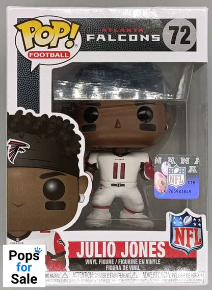 #72 Julio Jones (White) - NFL Atlanta Falcons - Box Damaged Funko POP