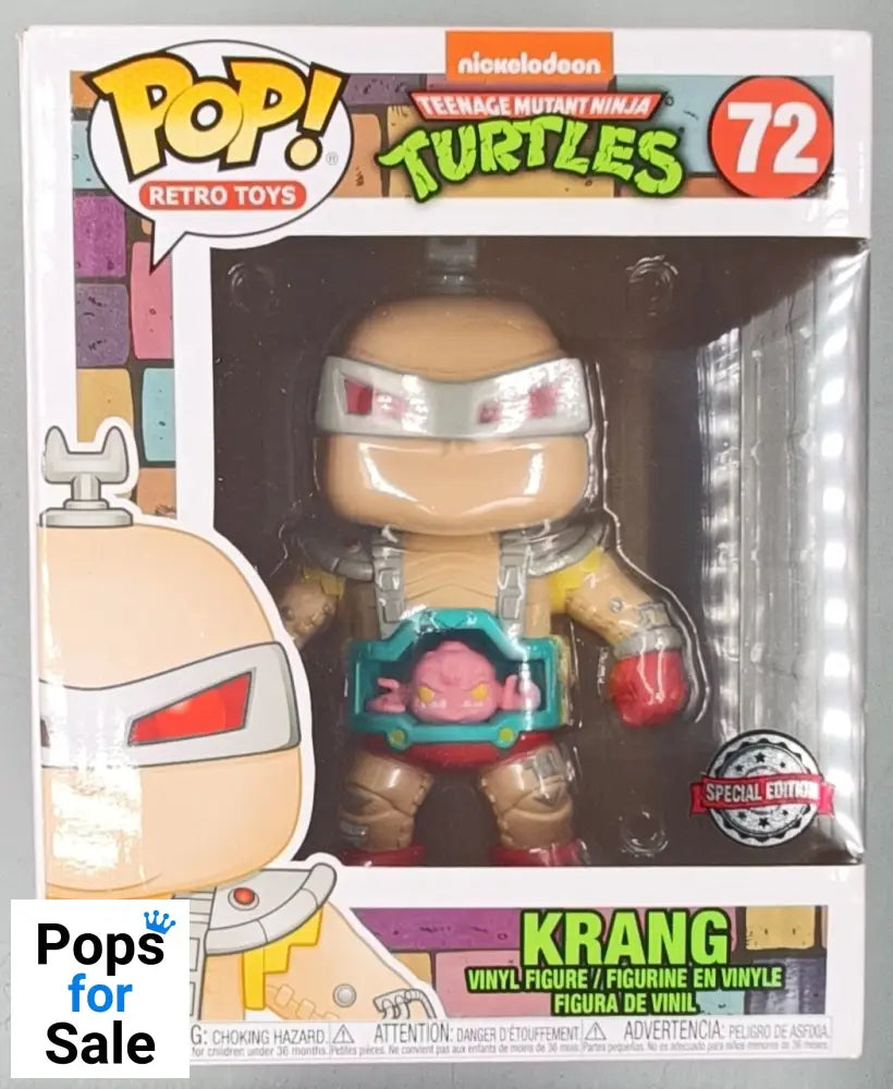 72 Krang - 6 Inch - Teenage Mutant Ninja Turtles - Box Damaged Funko POP