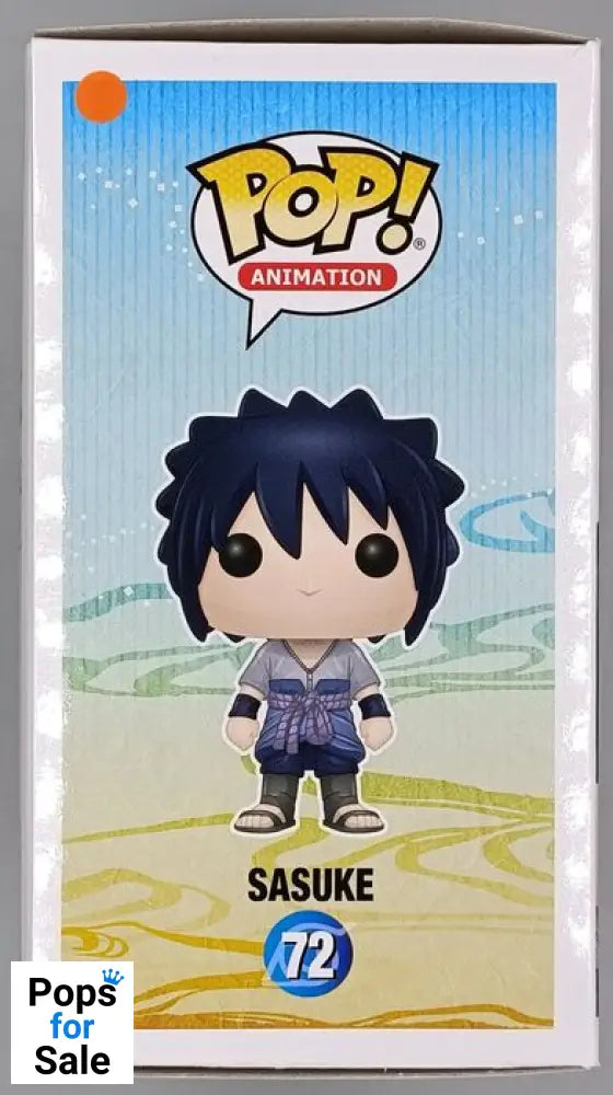 #72 Sasuke - Naruto Shippuden - Box Damaged Funko POP