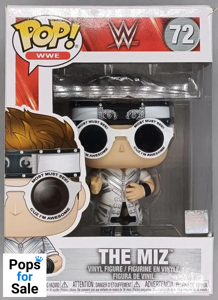 72 The Miz - WWE - Box Damaged Funko POP