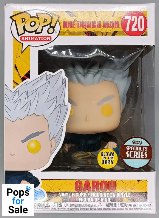 #720 Garou - Glow - One Punch Man - Box Damaged Funko POP