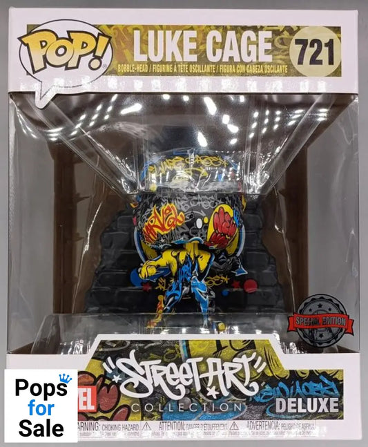 #721 Luke Cage - Deluxe - Marvel Street Art Funko POP