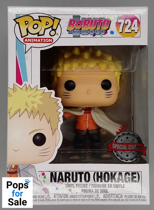 #724 Naruto (Hokage) - Boruto Naruto Funko POP