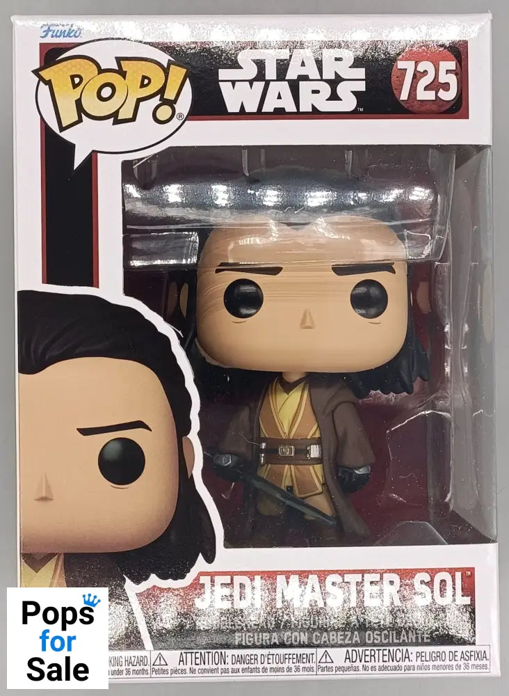 725 Jedi Master Sol - Star Wars: Acolyte Funko POP - Brand New
