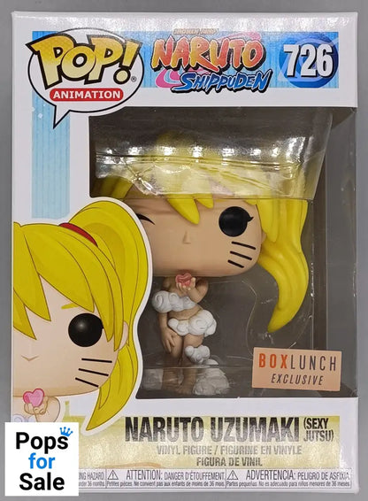 726 Naruto Uzumaki (Sexy Jutsu) Naruto Shippuden Box Damaged Funko POP