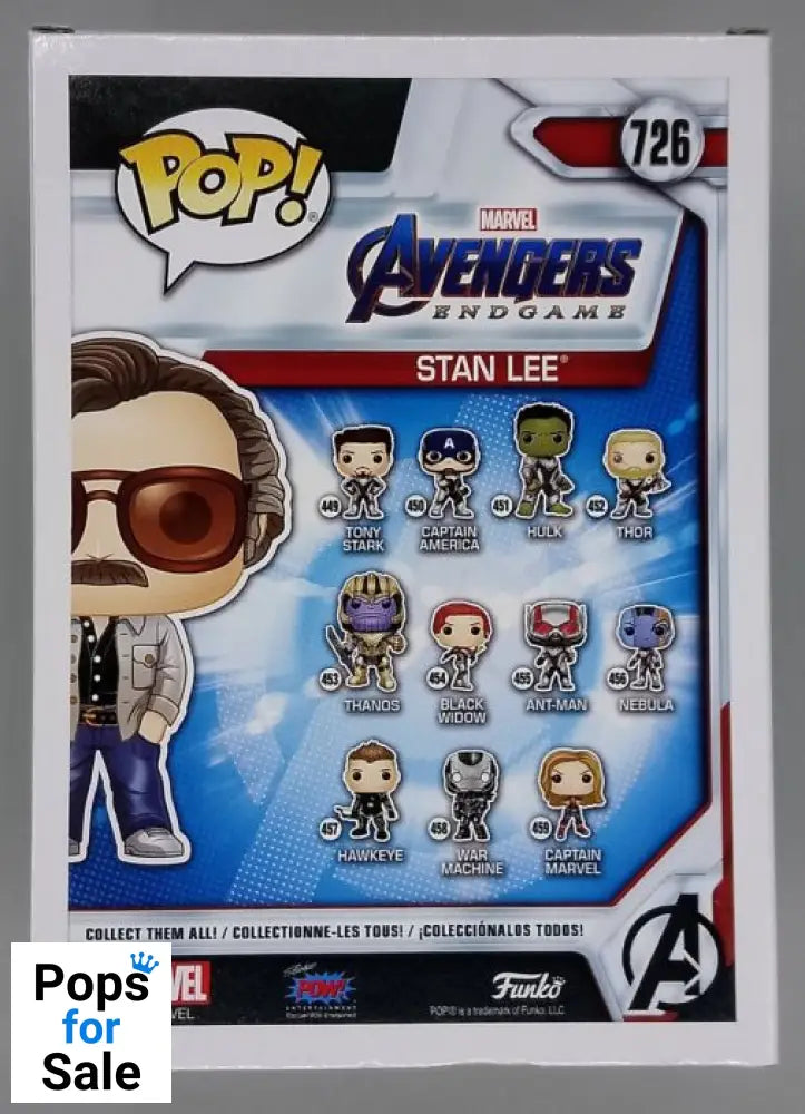 #726 Stan Lee (1970) - Marvel Avengers Endgame Funko POP