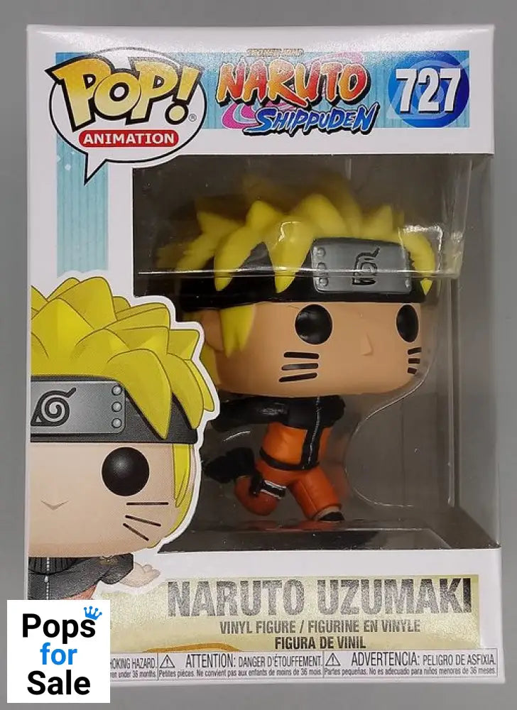 #727 Naruto Uzumaki (Running) - Naruto Shippuden Funko POP