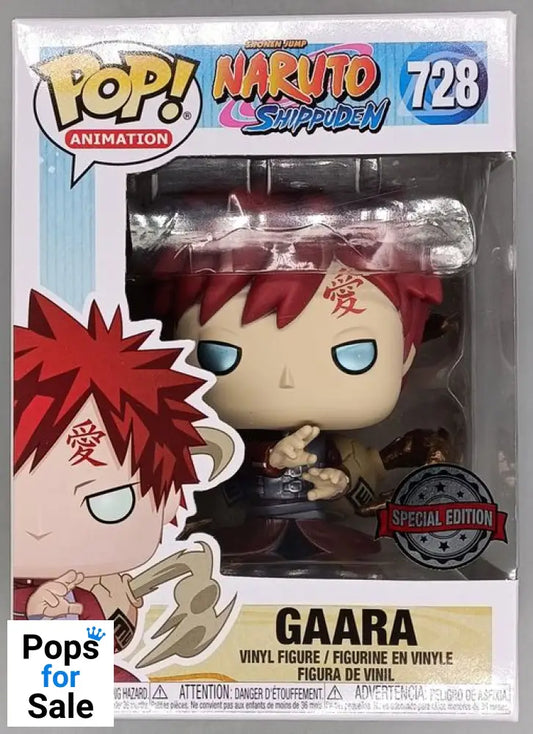 #728 Gaara - Metallic - Naruto Shippuden - Box Damaged Funko POP