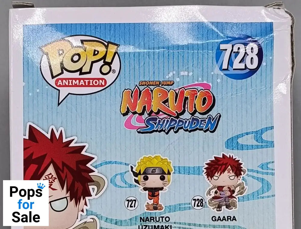 #728 Gaara - Metallic - Naruto Shippuden - Box Damaged Funko POP