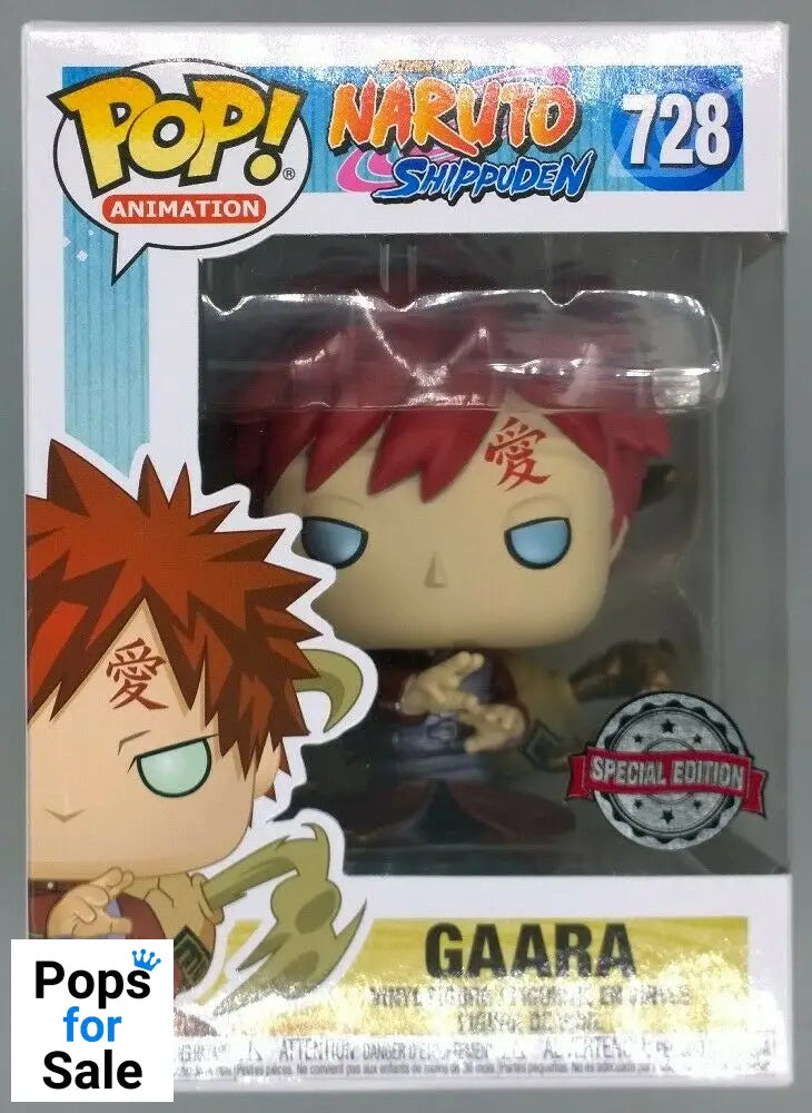 #728 Gaara - Metallic Special Edition - Naruto Shippuden Funko POP