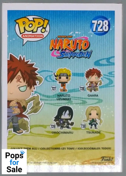 #728 Gaara - Metallic Special Edition - Naruto Shippuden Funko POP