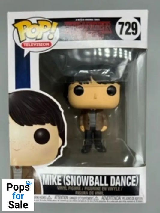 729 Mike (Snowball Dance) - Stranger Things - Damaged Box Funko POP