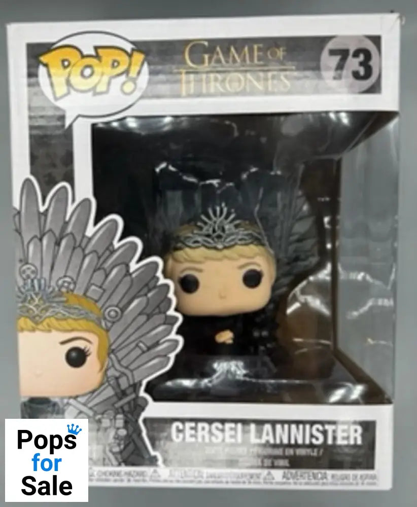 73 Cersei Lannister (on Iron Throne) Deluxe Game of Thrones Funko POP - Box Damaged