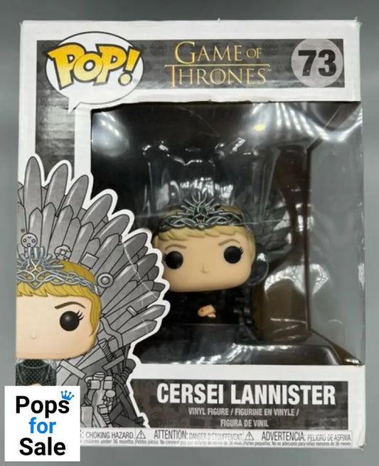 73 Cersei Lannister (on Iron Throne) Deluxe Game of Thrones Funko POP - Box Damaged