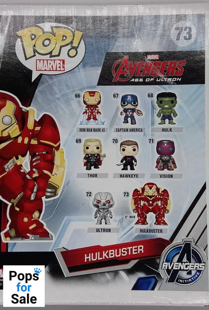 #73 Hulkbuster 6 Inch Marvel Avengers Age of Ultron - Box Damaged Funko POP