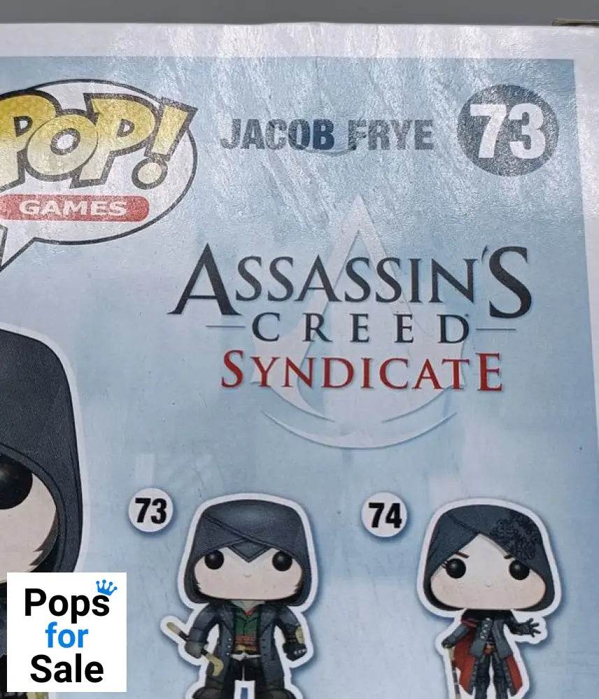 #73 Jacob Frye - Assassin's Creed Syndicate - Box Damaged Funko POP