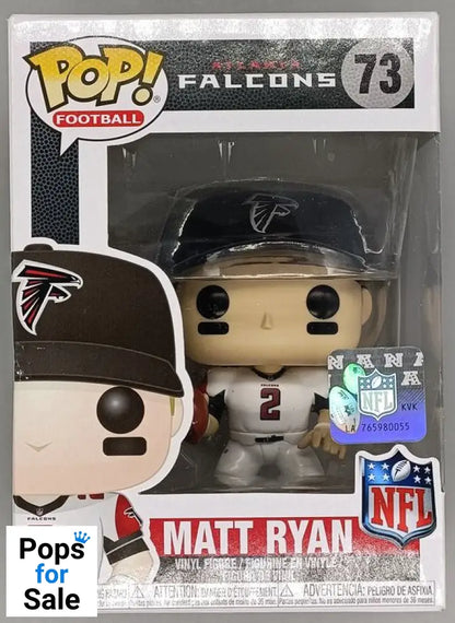 #73 Matt Ryan (White) - NFL Atlanta Falcons - Box Damaged Funko POP