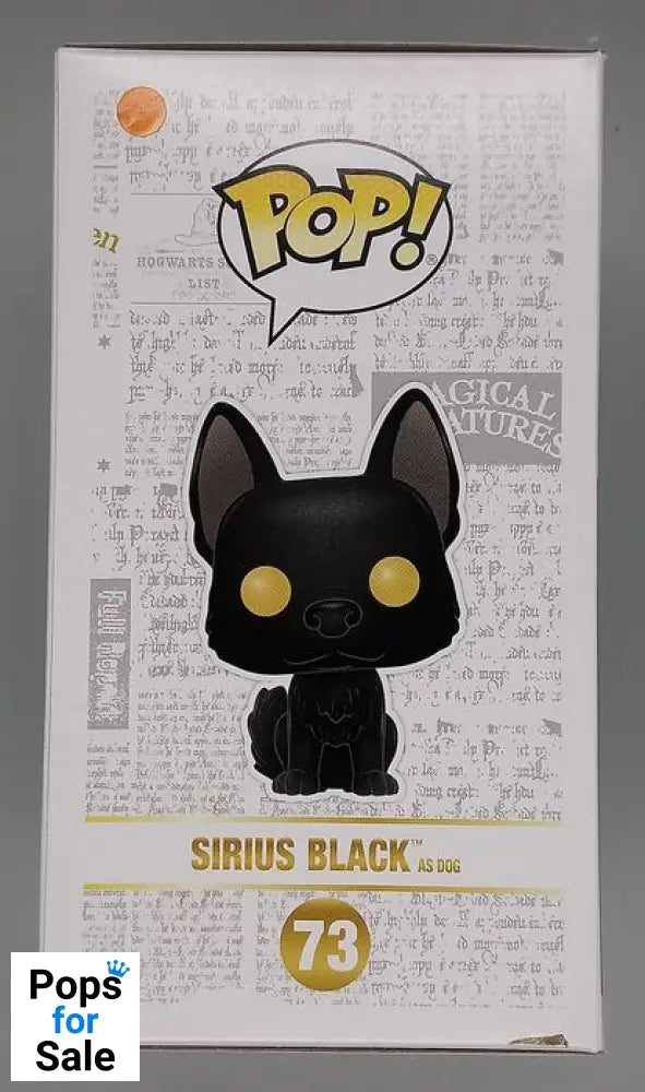 73 Sirius Black (as Dog) Flocked - Harry Potter Box Damaged Funko POP