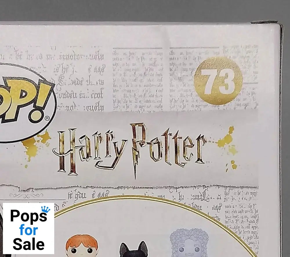 73 Sirius Black (as Dog) Flocked - Harry Potter Box Damaged Funko POP