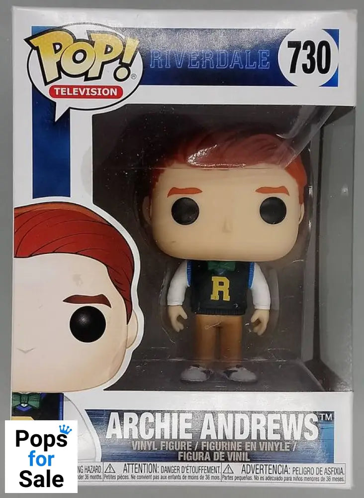 #730 Archie Andrews (Dream Sequence) - Riverdale Box Damaged Funko POP