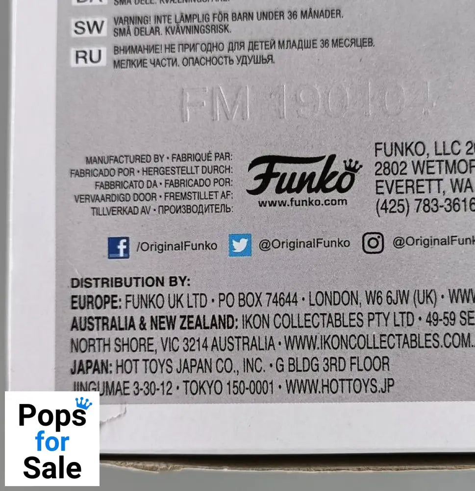 732 Ripley in Spacesuit - Alien 40th Anniversary - Funko POP - Box Damaged