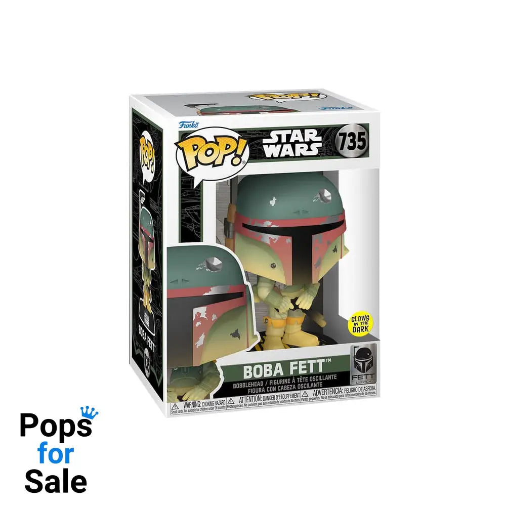 735 Boba Fett - Glow Star Wars: Legacy Funko Pop Preorder