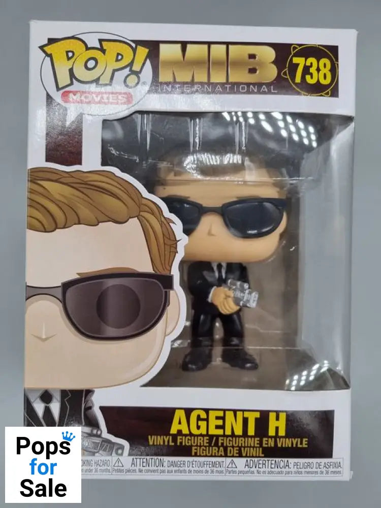 #738 Agent H - Men in Black International - Box Damaged Funko POP