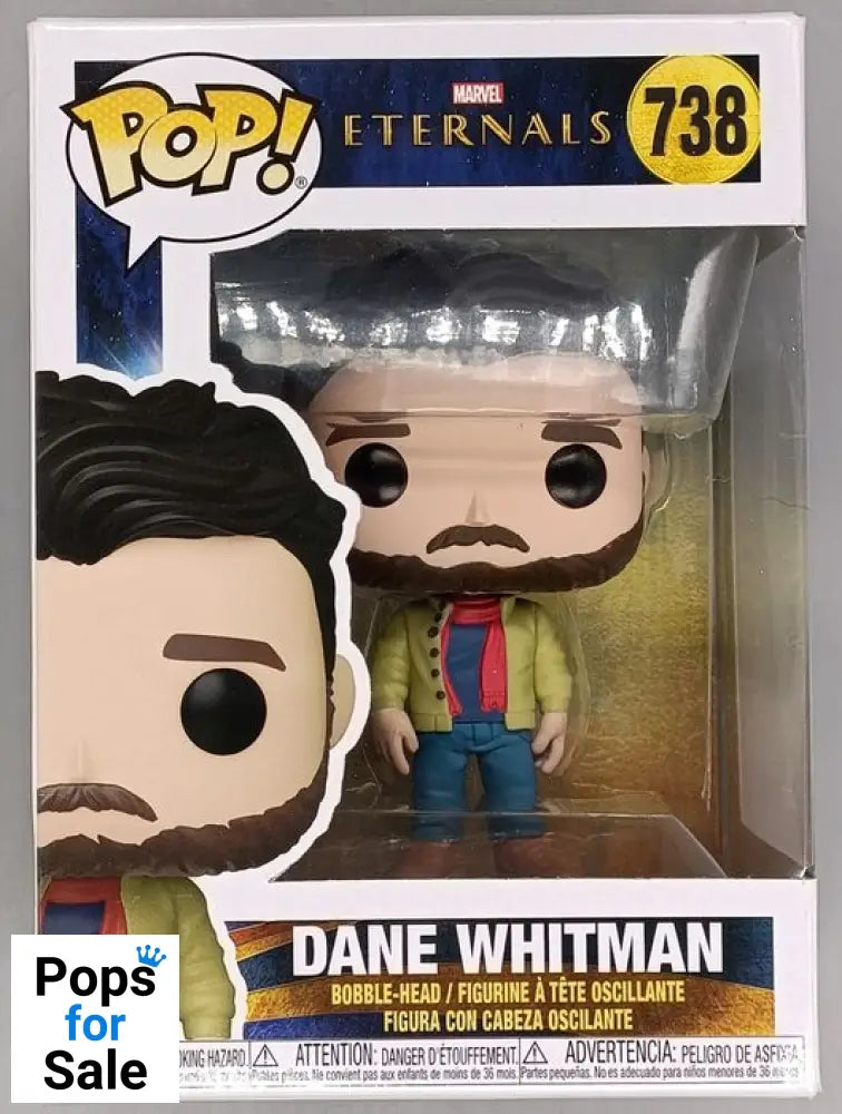 738 Dane Whitman - Marvel Eternals - Funko POP - Box Damaged