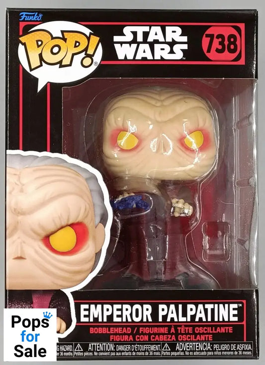 738 Emperor Palpatine - Star Wars: Dark Side Funko POP - Brand New