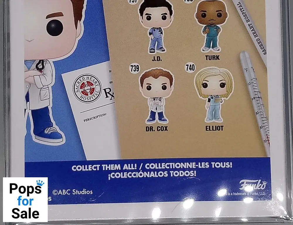 #739 Dr. Cox - Scrubs - Box Damaged Funko POP