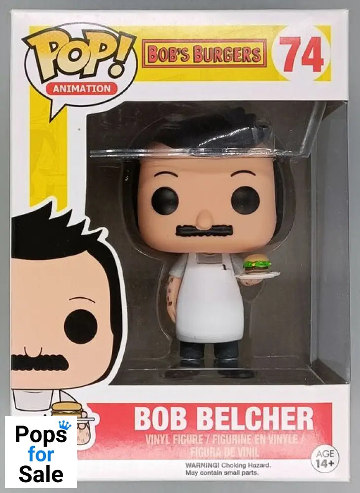 74 Bob Belcher - Bobs Burgers - Box Damaged Funko POP