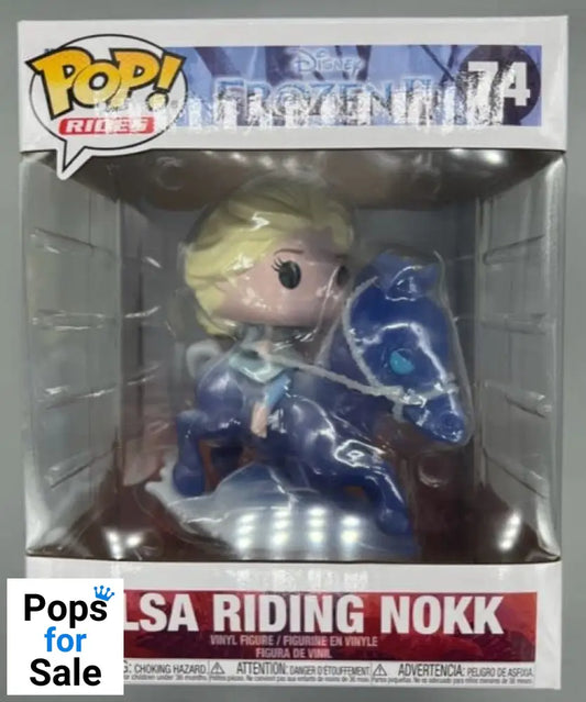 74 Elsa Riding Nokk - Rides - Disney Frozen 2 - Funko POP - Box Damaged