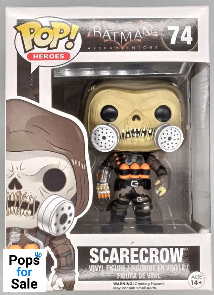 #74 Scarecrow - DC - Batman Arkham Knight - Box Damaged Funko POP