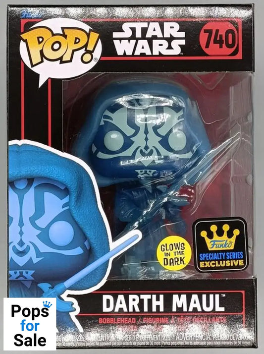 740 Darth Maul (Holo) - Glow - Star Wars: Dark Side Funko POP - Brand New