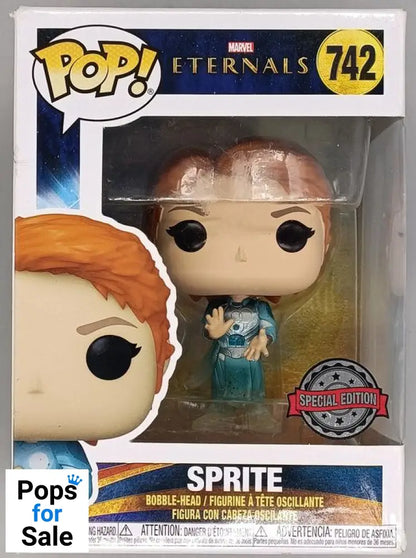 #742 Sprite (Invisible) - Marvel Eternals - Box Damaged Funko POP