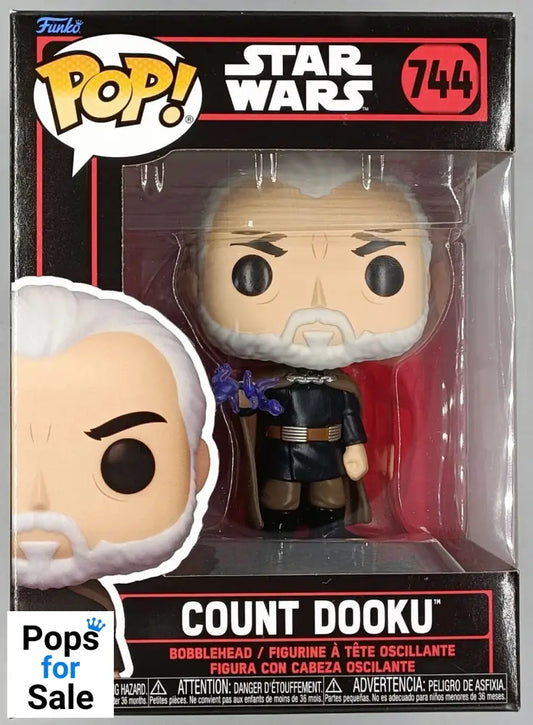 744 Count Dooku - Star Wars: Dark Side Funko POP - Brand New