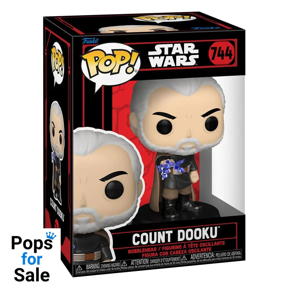 744 Count Dooku - Star Wars: Dark Side Funko Pop Preorder