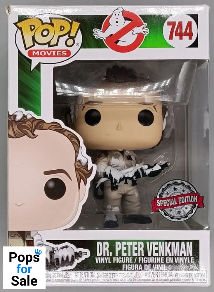 #744 Dr. Peter Venkman (Marshmallowed) Ghostbusters Box Damaged Funko POP