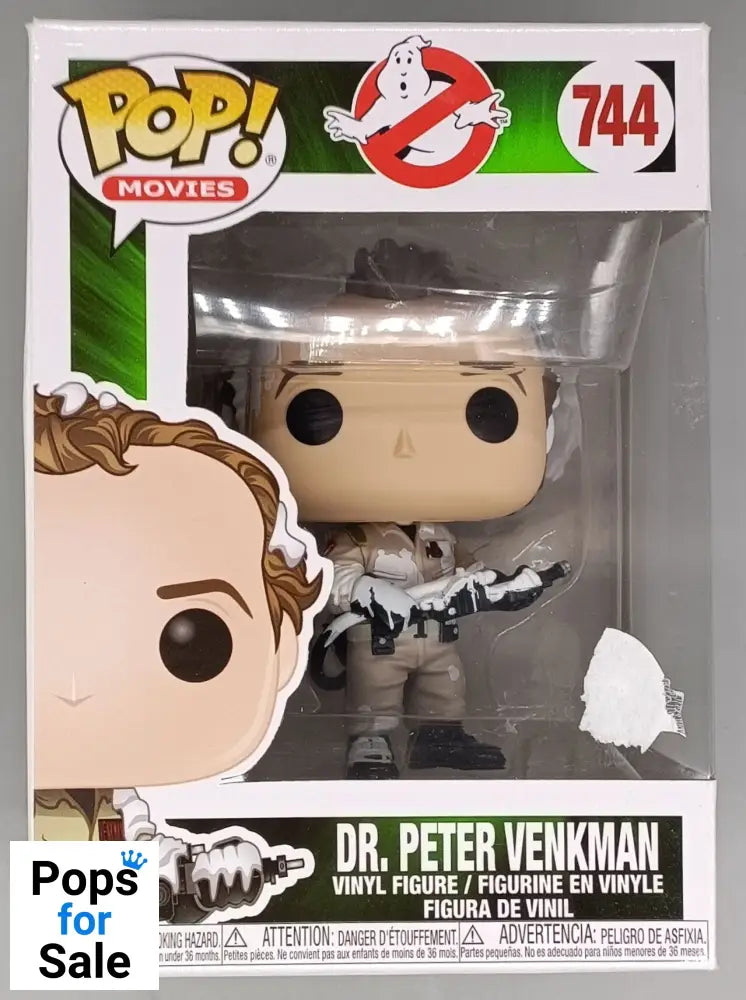 744 Dr. Peter Venkman (Slimed) - Ghostbusters - Funko POP - Box Damaged